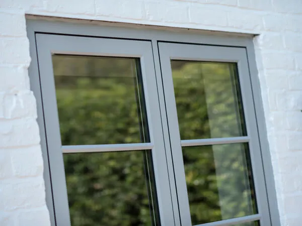 Grey Envisage Flush UPVC Windows