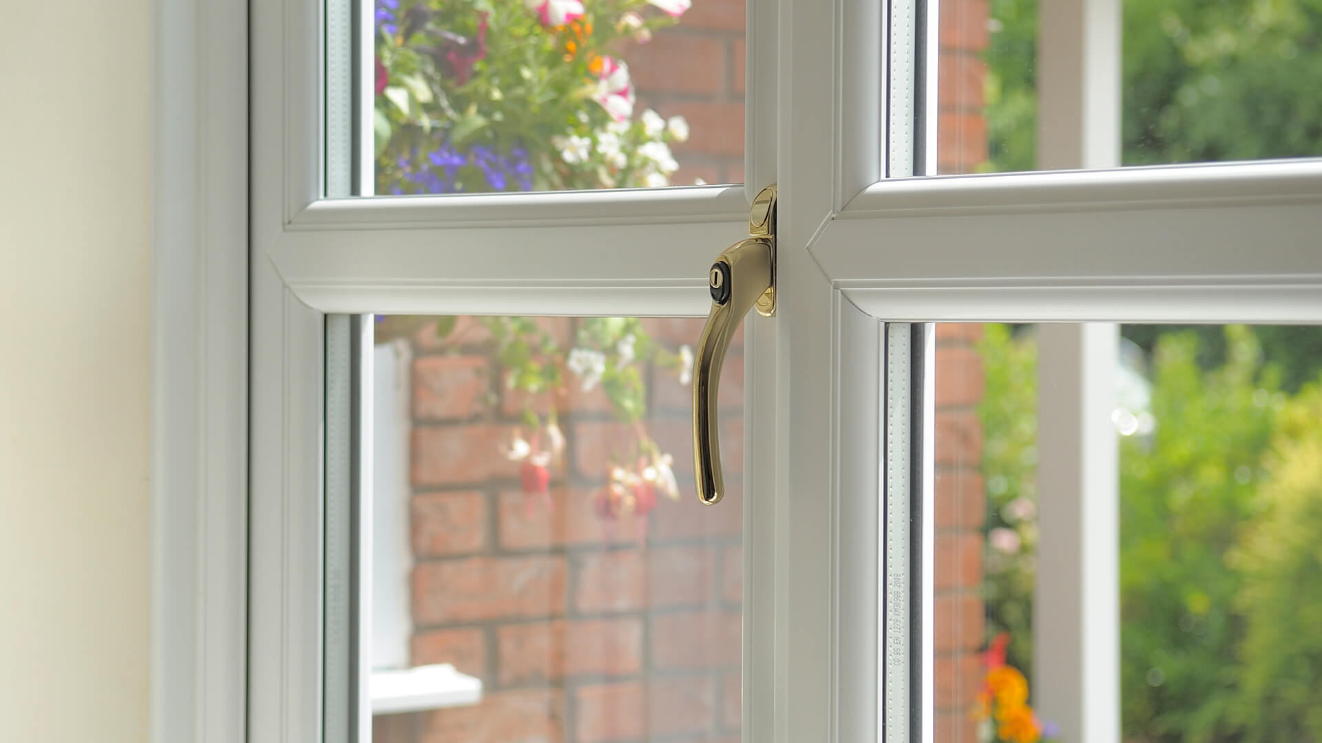 White UPVC Casement Windows